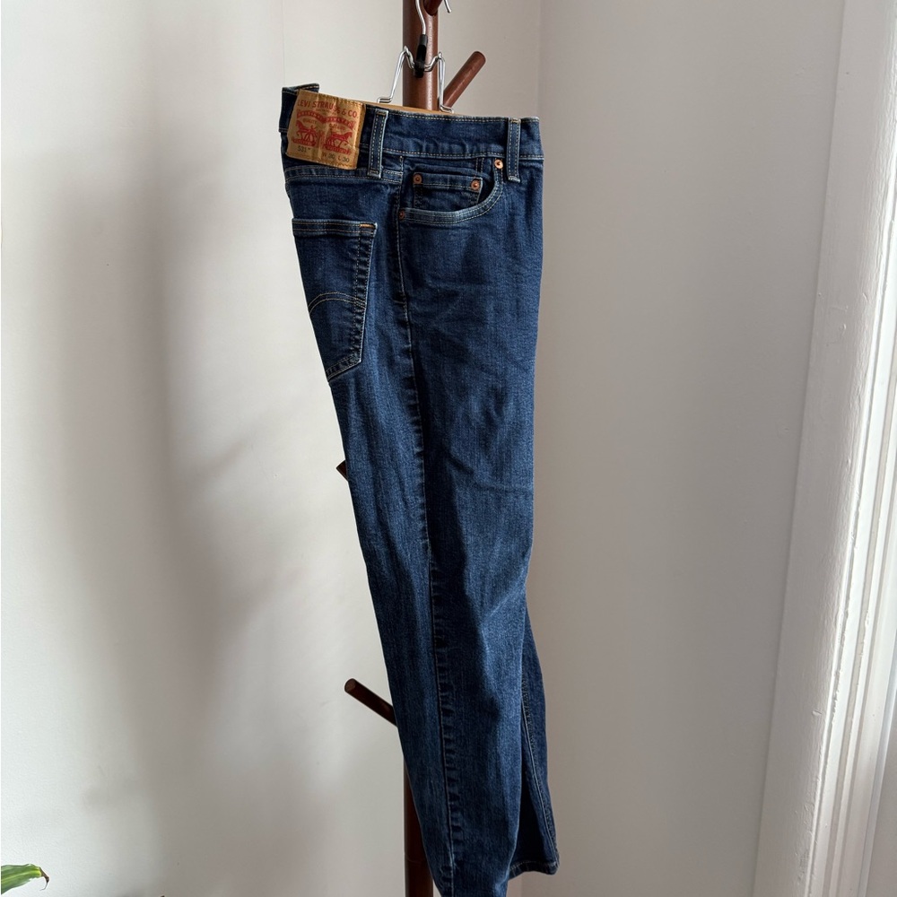 Levi's Dark Blue Straight Leg Jeans